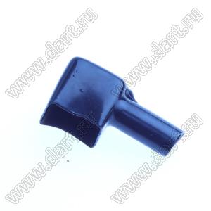 BL6-13x14-34B изолятор (чехол) клеммы аккумулятора; D1=6мм; D2=13x14мм; L=34мм; поливинилхлорид (ПВХ); черный