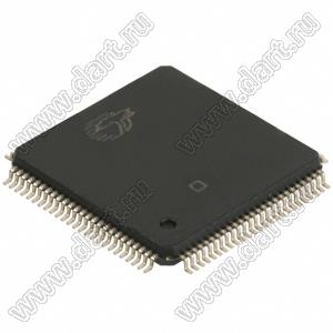 CY7C028V-20AI (TQFP-100) микросхема двухпортовая статическая оперативная память; RAM 64Kx16; Uпит.=3,3В; 3,3нс; Tраб. -40…+85°C; корпус TQFP-100