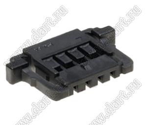 MOLEX Pico-Lock1.0™ 5037640401 корпус розетки на кабель; шаг 1,0мм; 3кв.мм; 4-конт.
