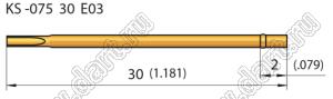 KS-075-30-E03 контакт-пробник