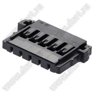 MOLEX Pico-Lock2.0™ 2053410502 корпус розетки на кабель, цвет черный; шаг 2,00мм; 4кв.мм; 5-конт.