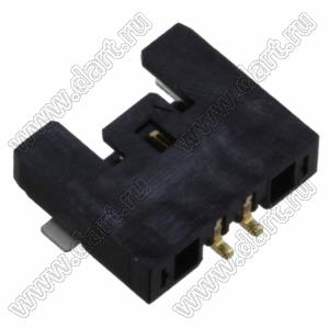 MOLEX Pico-Lock1.0™ 5037630291 вилка SMD горизонтальная на плату; шаг 1,0мм; 2-конт.
