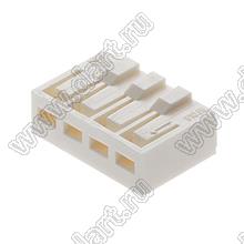 MOLEX Board-in 2.5™ 510350400 корпус прямого соединителя на кабель; шаг 2,50мм; 4-конт.