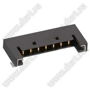 MOLEX Pico-Lock1.5™ 5040500791 вилка SMD горизонтальная на плату; шаг 1,5мм; 7-конт.