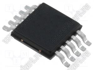 ADG884BRMZ (MSOP-10) микросхема двойной аудио переключатель 0.5 Ом CMOS SPDT