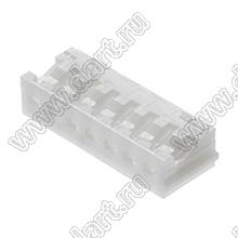 MOLEX Board-in1.25™ 510220700 корпус соединителя на кабель; шаг 1,25мм; 7-конт.