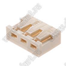 MOLEX Board-in 2.5™ 350220003 корпус углового соединителя на кабель; шаг 2,50мм; 3-конт.