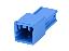 MOLEX CP-3.3™ 5046940204 корпус однорядной вилки на кабель, цвет синий; P=3,3мм; 2-конт.