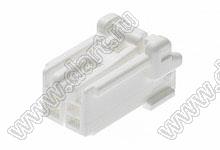 MOLEX CP-3.3™ 5046930200 корпус розетки на кабель, цвет натуральный; P=3,3мм; 2-конт.