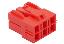 MOLEX CP-6.5™ 1510492609 корпус двухрядной розетки на кабель, цвет красный; 6-конт.