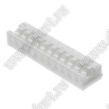 MOLEX Board-in1.25™ 510221100 корпус соединителя на кабель; шаг 1,25мм; 11-конт.