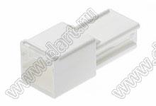 MOLEX CP-3.3™ 5046940200 корпус однорядной вилки на кабель, цвет натуральный; P=3,3мм; 2-конт.