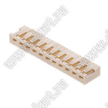 MOLEX Board-in 2.5™ 350220011 корпус углового соединителя на кабель; шаг 2,50мм; 11-конт.