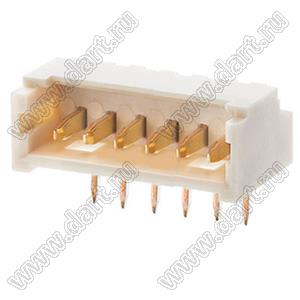 MOLEX PicoBlade™ 530480650 вилка горизонтальная для выводного монтажа; 6-конт.