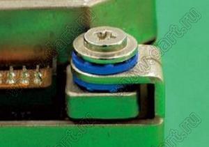 TGM-141G амортизатор под винт для жесткого диска; термопластичный эластомер; синий/черный
