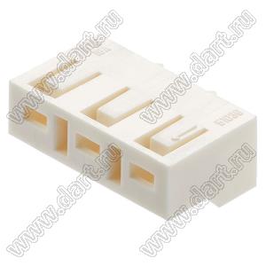 MOLEX 510360300 корпус прямого соединителя на кабель; шаг 4,0мм; -конт.; 3-конт.