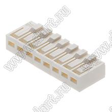 MOLEX Board-in 2.5™ 510350800 корпус прямого соединителя на кабель; шаг 2,50мм; 8-конт.