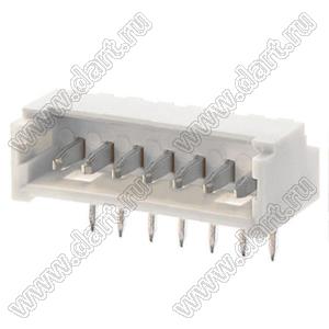 MOLEX PicoBlade™ 530480710 вилка горизонтальная для выводного монтажа; 7-конт.