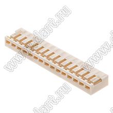 MOLEX Board-in2.0™ 350230015 корпус углового соединителя на кабель; шаг 2,00мм; 15-конт.