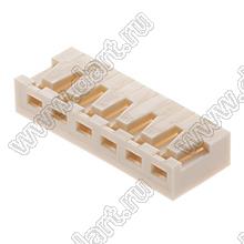 MOLEX Board-in 2.5™ 350220006 корпус углового соединителя на кабель; шаг 2,50мм; 6-конт.