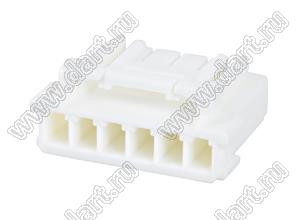 MOLEX CP-3.3™ 5046930600 корпус розетки на кабель, цвет натуральный; P=3,3мм; 6-конт.
