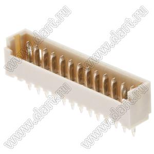 MOLEX PicoBlade™ 530471310 вилка вертикальная для выводного монтажа; 13-конт.