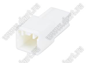 MOLEX CP-3.3™ 5046940200 корпус однорядной вилки на кабель, цвет натуральный; P=3,3мм; 2-конт.