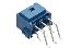 MOLEX CP-6.5™ 2035552026 вилка двухрядная угловая для SMD монтажа, упаковка в ленте, цвет синий; 6-конт.
