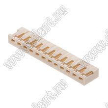 MOLEX Board-in 2.5™ 350220012 корпус углового соединителя на кабель; шаг 2,50мм; 12-конт.