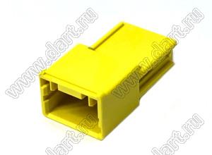 MOLEX CP-3.3™ 5046940303 корпус однорядной вилки на кабель, цвет желтый; P=3,3мм; 3-конт.
