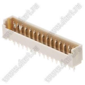 MOLEX PicoBlade™ 530471510 вилка вертикальная для выводного монтажа; 15-конт.