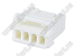 MOLEX CP-3.3™ 5046930400 корпус розетки на кабель, цвет натуральный; P=3,3мм; 4-конт.