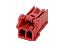 MOLEX CP-3.3™ 5046930202 корпус однорядной розетки на кабель, цвет красный; P=3,3мм; 2-конт.