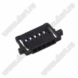 MOLEX Pico-Lock1.0™ 5037640501 корпус розетки на кабель; шаг 1,0мм; 4кв.мм; 5-конт.