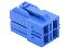MOLEX CP-6.5™ 1510492401 корпус двухрядной розетки на кабель, цвет синий; 4-конт.