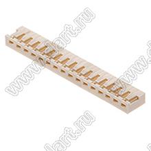 MOLEX Board-in 2.5™ 350220016 корпус углового соединителя на кабель; шаг 2,50мм; 16-конт.