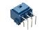 MOLEX CP-6.5™ 2035551026 вилка двухрядная угловая для выводного монтажа, упаковка в ленте, цвет синий; 6-конт.