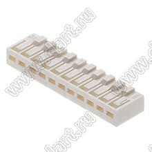 MOLEX Board-in 2.5™ 510351100 корпус прямого соединителя на кабель; шаг 2,50мм; 11-конт.