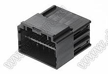 MOLEX CP-3.3™ 5056061201 корпус двухрядной вилки на кабель, цвет черный; P=3,3мм; 12-конт.