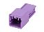 MOLEX CP-3.3™ 5046940209 корпус однорядной вилки на кабель, цвет фиолетовый; P=3,3мм; 2-конт.