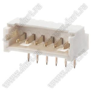 MOLEX PicoBlade™ 530480610 вилка горизонтальная для выводного монтажа; 6-конт.