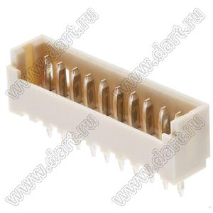 MOLEX PicoBlade™ 530471010 вилка вертикальная для выводного монтажа; 10-конт.