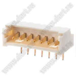 MOLEX PicoBlade™ 530480750 вилка горизонтальная для выводного монтажа; 7-конт.