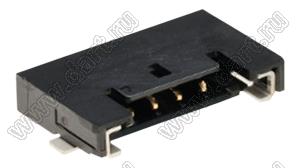 MOLEX Pico-Lock1.0™ 5037630491 вилка SMD горизонтальная на плату; шаг 1,0мм; 4-конт.