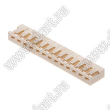 MOLEX Board-in 2.5™ 350220013 корпус углового соединителя на кабель; шаг 2,50мм; 13-конт.