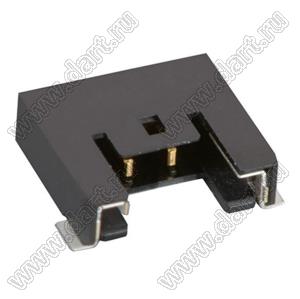 MOLEX Pico-Lock1.5™ 5040500291 вилка SMD горизонтальная на плату; шаг 1,5мм; 2-конт.