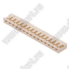 MOLEX Board-in 2.5™ 350220015 корпус углового соединителя на кабель; шаг 2,50мм; 15-конт.