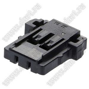 MOLEX Pico-Lock2.0™ 2053410202 корпус розетки на кабель, цвет черный; шаг 2,00мм; 1кв.мм; 2-конт.