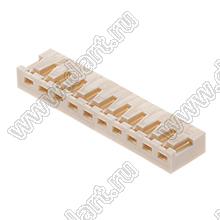 MOLEX Board-in 2.5™ 350220010 корпус углового соединителя на кабель; шаг 2,50мм; 10-конт.