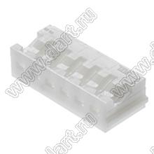 MOLEX Board-in1.25™ 510220600 корпус соединителя на кабель; шаг 1,25мм; 6-конт.